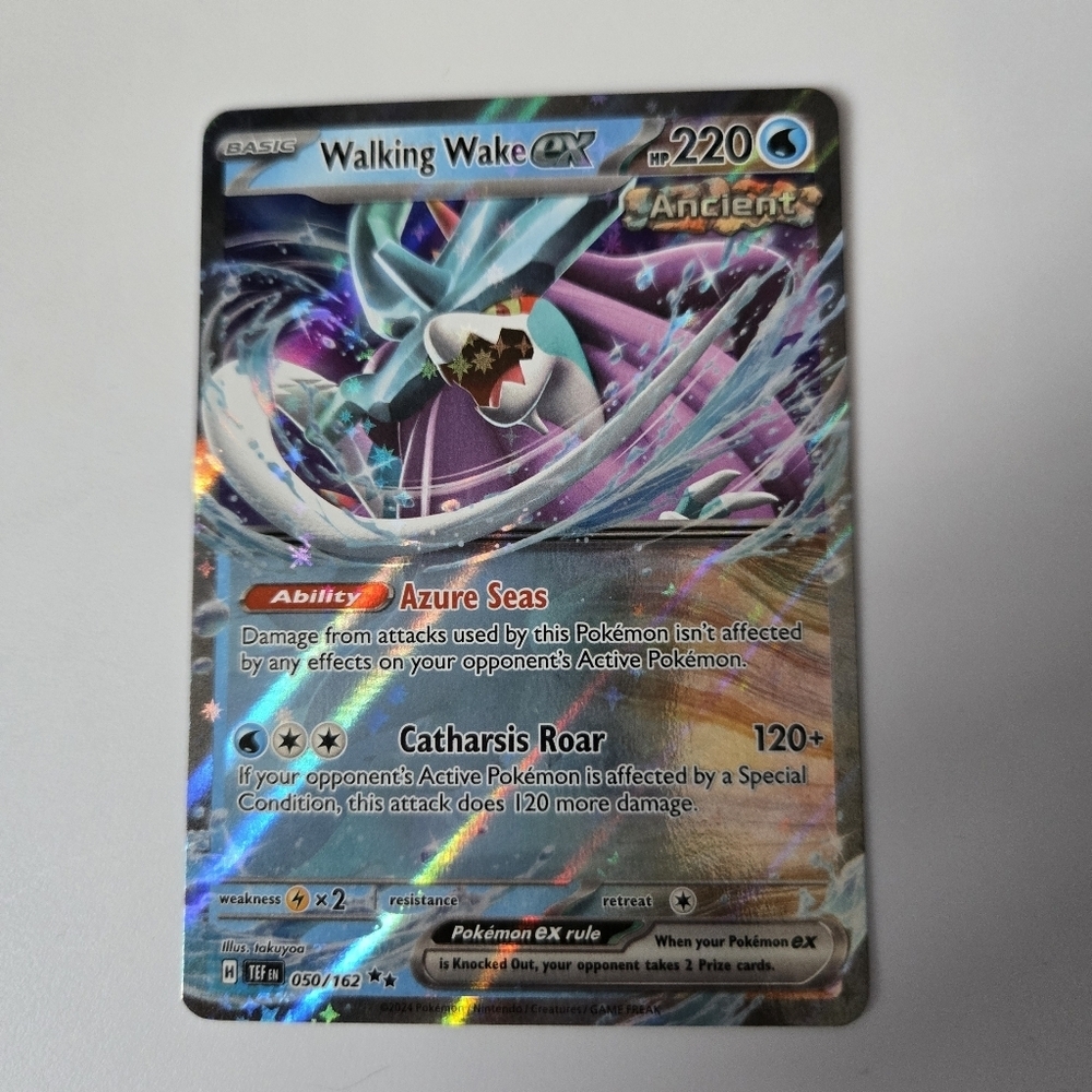 Walking Wake ex #50 Pokemon Temporal Forces Holo Card